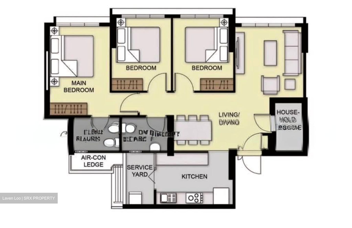 Blk 785B Woodlands Pasture II (Woodlands), HDB 4 Rooms #592515951